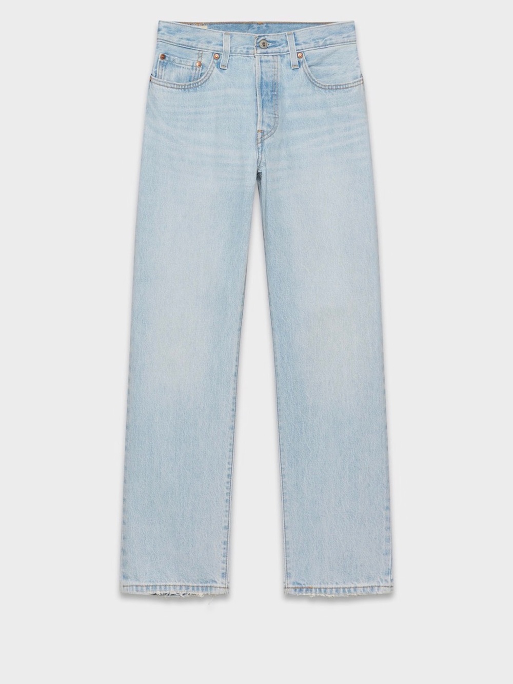 Levi's Women's Straight Leg Jeans in Light Wash Blue
